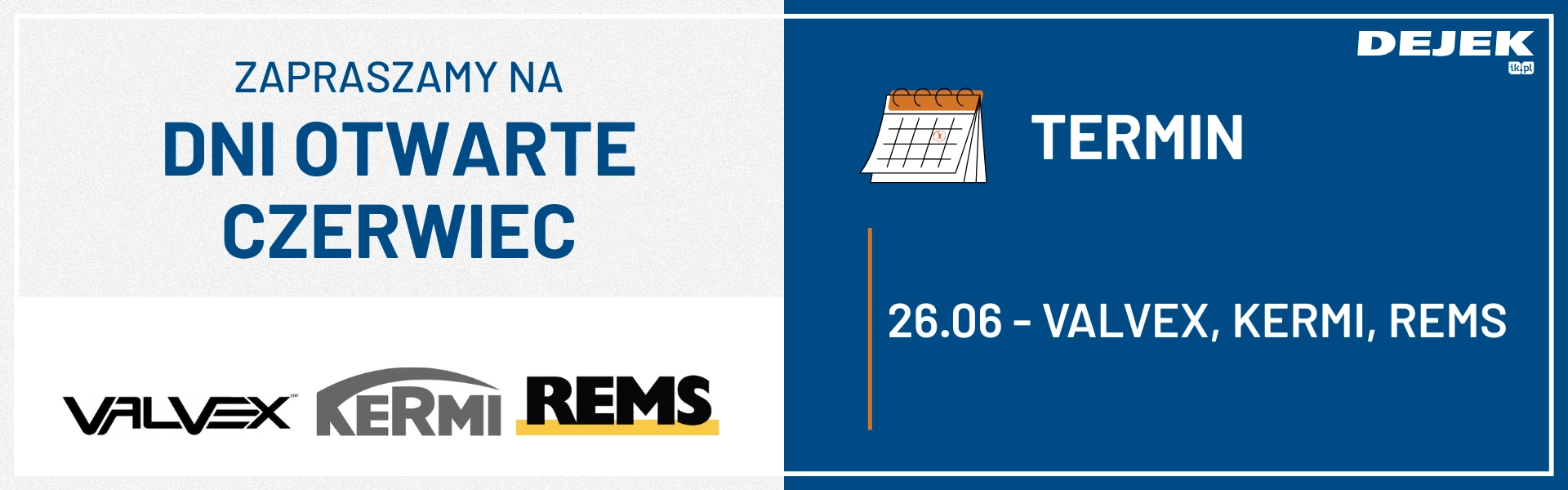 Dzień Otwarty z VALVEX i KERMI - banner