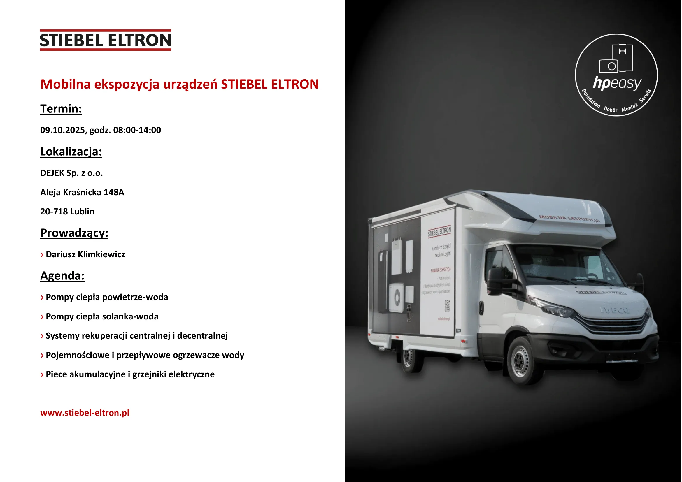 Dzień otwarty ze Stiebel Eltron - plakat