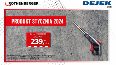 ROTHENBERGER - Poznaj promocję na produkt stycznia!