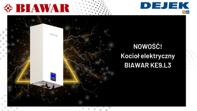 BIAWAR - Nowy kocioł elektryczny BIAWAR KE9.L3