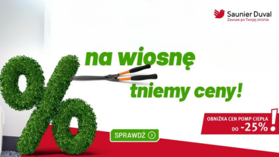 Saunier Duval - Nawet do 25% obniżki cen pomp ciepła!
