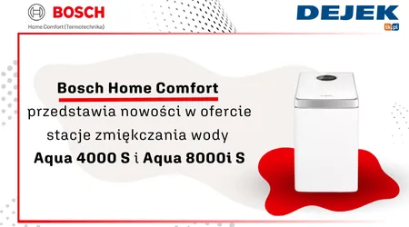 Bosch Home Comfort - Stacje zmiękczania wody Aqua 4000 S i Aqua 8000i S