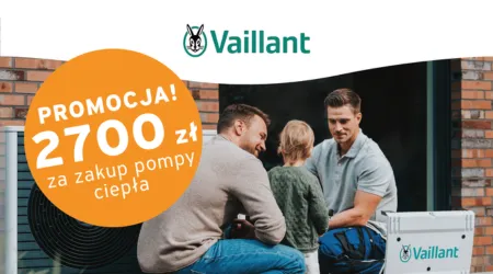 VAILLANT - Promocja cashback 2700 zł za zakup pompy ciepła