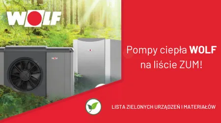 WOLF - Pompy ciepła na liście ZUM! - NEWS