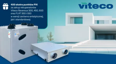 VITECO - Dodatkowe punkty PIK za zakup rekuperacji Viteco!