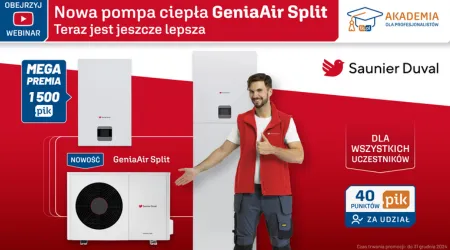 SAUNIER DUVAL - Nowa wersja pompy ciepła GeniaAir Split - teraz jest jeszcze lepsza!