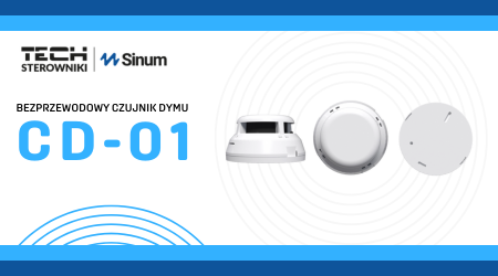 Czujnik Dymu CD-01 TECH Sterowniki