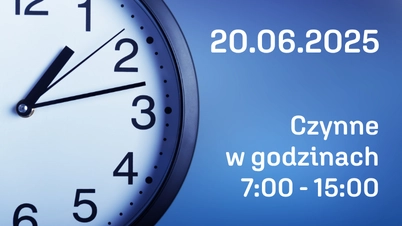 Godziny otwarcia w dniu 20.06.2025