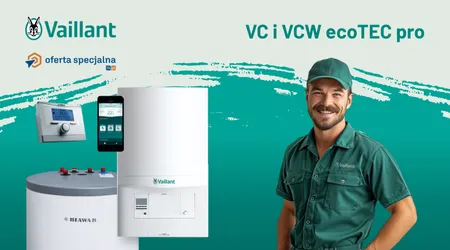 VC oraz VCW ecoTEC pro - kotły kondensacyjne Vaillant 