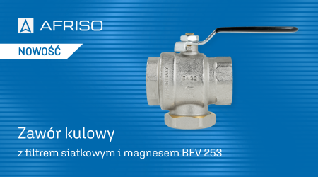 Zawór, który filtruje i zabezpiecza - AFRISO BFV 253