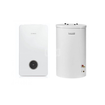 Pakiet - Kocioł gazowy jednofunkcyjny BOSCH TERMOTECHNIKA CONDENS GC2300iW20P kondensacyjny wiszący 21.2 kW + Czujnik c.w.u. + Zasobnik c.w.uWST120-5O