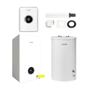 Pakiet: Gazowy kocioł kondensacyjny wiszący PAK GC5700iW15P+WST120+2574+CT200b