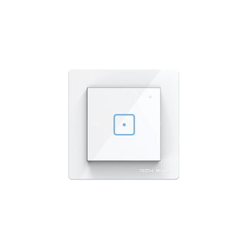Włącznik jednopolowy FRAME FS-01m, komunikacja przewodowa Sinum SBUS, kolor Biały