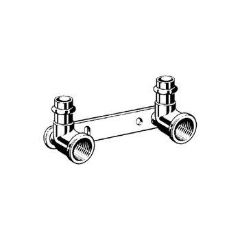 Uchwyt montażowy ścienny VIEGA 22222, rozstaw 100 mm, GW x mz, 1/2'' x 15mm