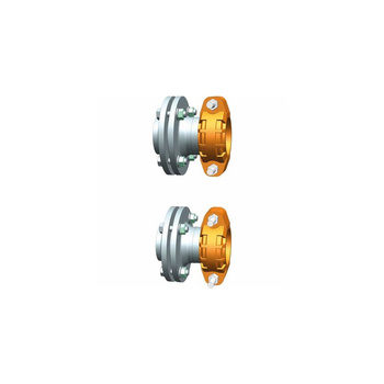 Złącza hydrauliczne Victaulic 2,5"-kołnierz DN65. Wymagane do instalacji kaskad bez sprzęgła hydraulicznego. Nadają się do ram montażowych TL1-2, TR2.
