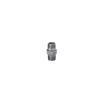 Nypel ODLEWNIA ZAWIERCIE N8 R-L/39/281 żeliwo (ocynk) 3/8'' (GZ)