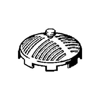 Sitko, tworzywo sztuczne / szary do odpływów prysznicowych VIEGA 497399