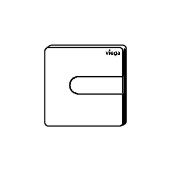 Przycisk uruchamiający do pisuaru Prevista Visign for Style 23 tworzywo sztuczne, nr wzoru 8613.2 płytka maskująca: tworzywo szt. szlach. matowy klawisz: tworzywo szt. szlach. matowy