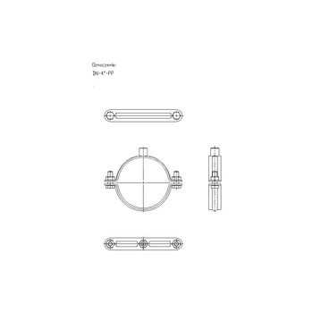 Obejma tryskaczowa DN 4 (107-114mm) DN-4-PP