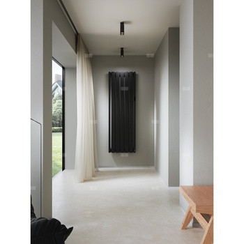 GRZEJNIK ELEKTRYCZNY KAGA SMART AIR ELECTRO KAGED-20/180C31LU PODTYNKOWE LEWE C31 BLACK MAT