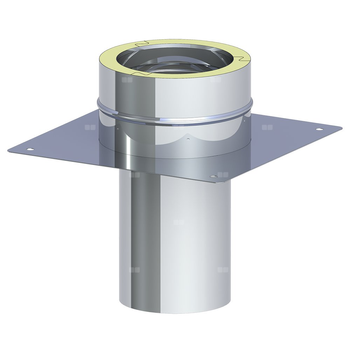 Płyta fundamentowa dla podwyższenia komina fi 150mm (1,0) max. wysokość od podstawy 1,5m
