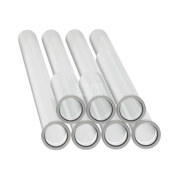 Zestaw przewodów spalinowych (2670), fi80, 10m, PP transparentny