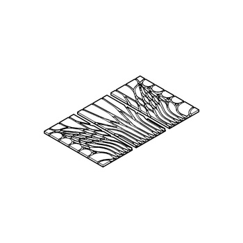 Panel dekoracyjny grzewczy chłodniczy VIEGA 123812 płyta gipsowo-włóknowa, wym. 930 mm x 620 mm x 18 mm