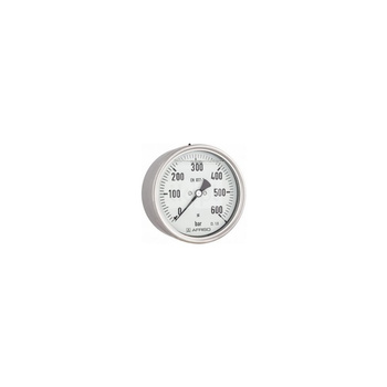 Manometr z rurką Bourdona AFRISO RF glicerynowy 0/0,6 bar G1/4B radialne fi 50 mm, kl. 1.6%