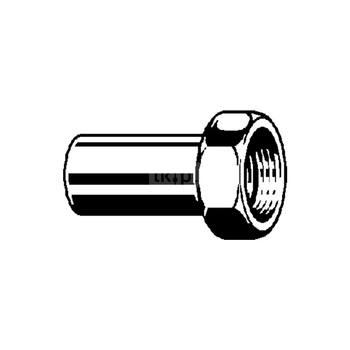 Złącze przyłączeniowe Sanpress VIEGA 2264 dwuczęściowy, brąz / brąz, 15 mm x 3/4'' (kw x gw), (głębokość: 41 mm) z uszczelką