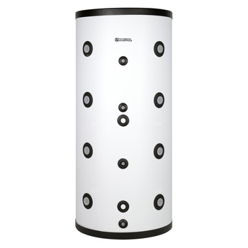 Zbiornik buforowy stojący KOSPEL SVW-400.1 pojemność 375 l z wężownicą, izolacja: pianka polistyrenowa, kolor: Biały