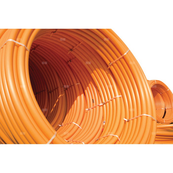 Rura PE do gazu, 110x6,3 pomarańczowo-czarna, RC PE100 SDR17,6