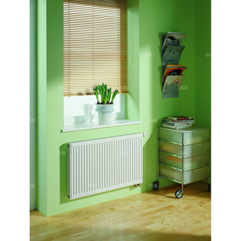 Grzejnik płytowy typ 33 KERMI X2 Profil-V, prawy, z osłonami wym. 750 x 1300 mm, kolor biały, moc 3439 W