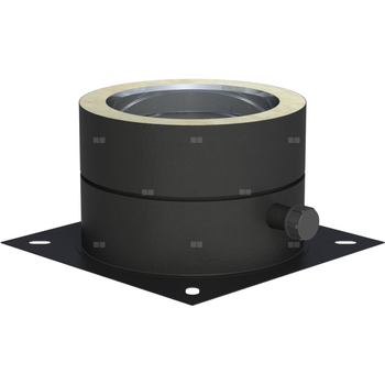 Płyta fundamentowa fi 200mm z odpływem skroplinw bok montaż na cokole w bok montaż na cokole