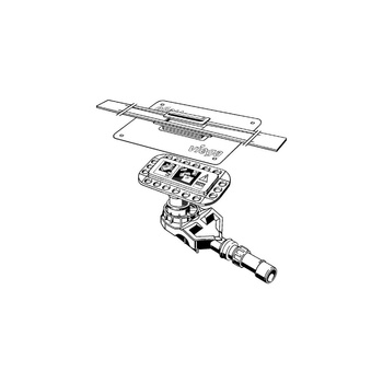 Odpływ prysznicowy prostokątny VIEGA 498111, 800 x 54 x 70 mm, z syfonem