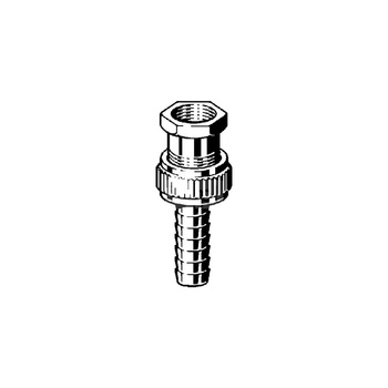 Złącze do podłączenia węża VIEGA 1841 mosiądz Gwint wewnętrzny metryczny 1 1/4'' (uszczelnienie czołowe), klucz 52 mm