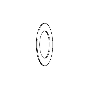 Uszczelka płaska okrągła VIEGA 22631 (EPDM), 78 mm x 62 mm / 2 mm