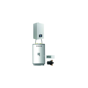 Pakiet - Kocioł gazowy jednofunkcyjny DE DIETRICH Virtuens Smart 24 kondensacyjny wiszący 3.3 - 26.1 kW + RegulatorAD248P + Zasobnik c.w.uAQUAvie125 + Filtr magnetyczny XS90 A