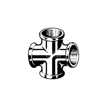 Czwórnik VIEGA 3180 brąz 3/8'', gw x gw x gw x gw