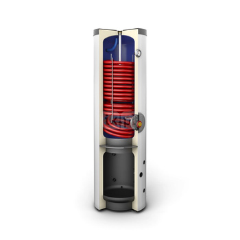 Zbiornik kombinowany do pomp ciepła SG(K) Complete 250/135 l., stojący, poliuretan, skay biały