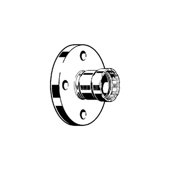 Przejście kołnierzowe z SC-Contur Megapress VIEGA 4259 redukcja jednoczęściowy, stal (cynk/nikiel) / stal (powlekanie), DN 32 (kołnierz x mz) z uszczelką