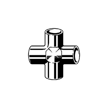 Czwórnik VIEGA 94180 brąz, 15 mm, lw x lw x lw x lw