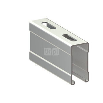 Szyna montażowa NICZUK OGSZMI, gr. 2.5 mm, dł. 3000 mm, stal nierdzewna (ocynk ogniowy)