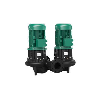 Pompa obiegowa WILO CronoTwin-DL 150/335-45/4-S1 typu in-line z silnikiem znormalizowanym 50 Hz, moc silnika 45kW 83.1 A 1450 obr/min, wlot Kołnierz DN 150