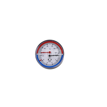 Manometr AFRISO TM aksjalne 1/4'' fi 80 mm, 0 - 10 bar, 20 - 120'C