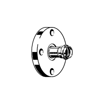 Przejście kołnierzowe z SC-Contur Sanpress VIEGA 2359 jednoczęściowy, stal nierdzewna / stal nierdzewna, DN 20 x 22 mm (kołnierz x mz) z uszczelką