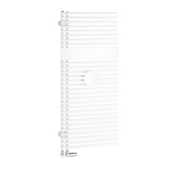 Grzejnik Kermi®Credo®Half®round 1000x600x46, RAL9016/srebro bł.,lewa strona