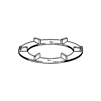 Kołnierz, tworzywo sztuczne / szary do odpływów prysznicowych VIEGA 6956