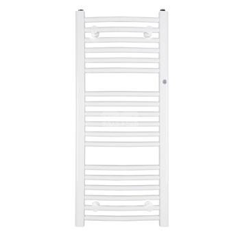 Grzejnik drabinkowy INSTAL-PROJEKT OMEGA R, wym. 1402 x 600 mm, kolor biały/white silk, moc 754W