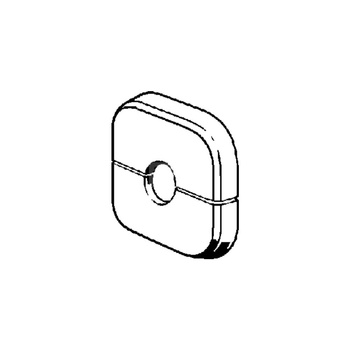 Rozeta VIEGA 10795 do rury 15 - 15 mm, wysokość: 10 mm, tworzywo sztuczne, kolor: biały (9010)