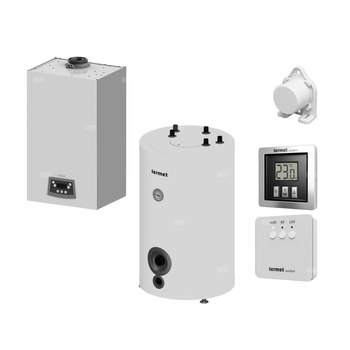 Pakiet: KOCIOŁ ECOCONDENS NEX 24 + ZASOBNIK SG PLUS 100 + SYSTEM COMFORT + CZUJNIK TEMP. ZEWN.